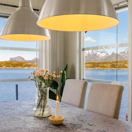 Lofoten Oceanfront - Privat Pier & 別荘 Vestvagoy